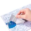LEAN TOYS Kit creativo de arte con lámina DIY para pegar con lámina brillante - diseño de flores