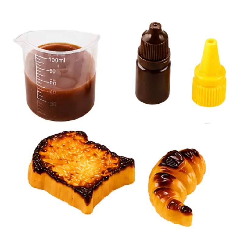 LEAN TOYS Set creativo de plástico para hacer galletas decorativas squishy DIY