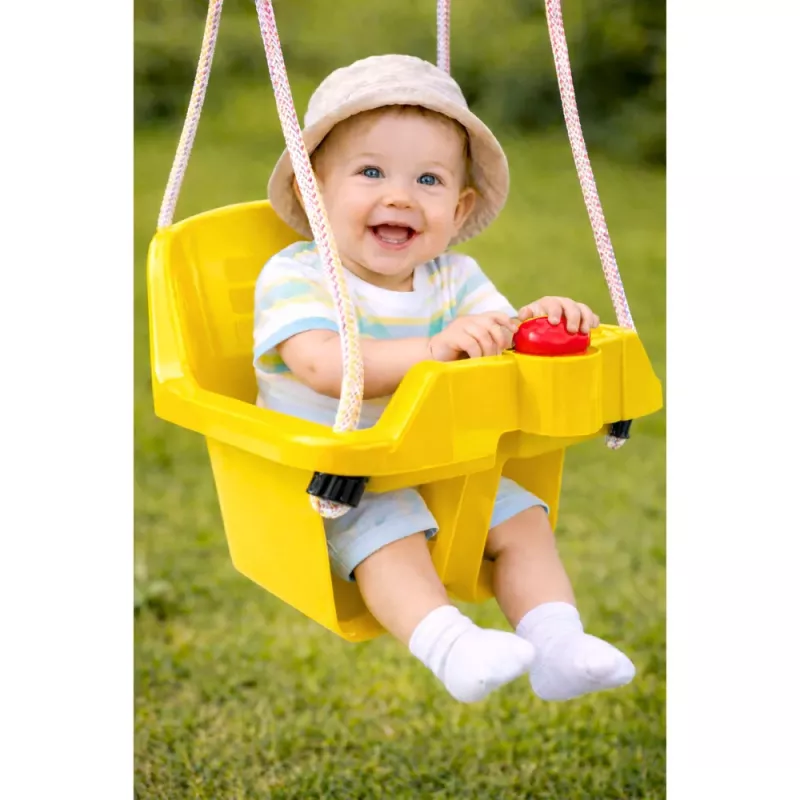 DOREX Columpio de Cubo Amarillo para Niños 5237