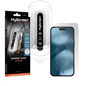 MyScreen Diamond Glass Supreme Protector de Pantalla de Cristal Templado para Apple iPhone 16 Pro Max