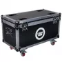 CASE4ME CC80 maletín para cables - marco de aluminio, paneles de ABS, negro, con cierre, con separadores