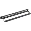 NETRACK 104-20 panel de parcheo Keystone de 24 puertos 1U 19 pulgadas negro