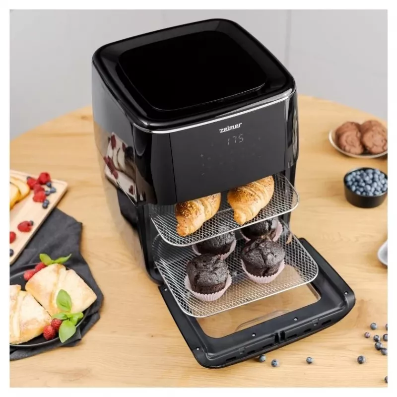 Zelmer ZAF7120 Freidora de aire, negro