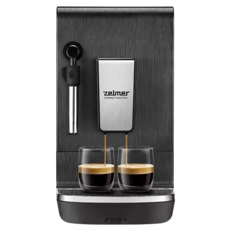 Zelmer Compact Maestro ZCM8110 cafetera espresso, negra, 1050 W, 15 bar