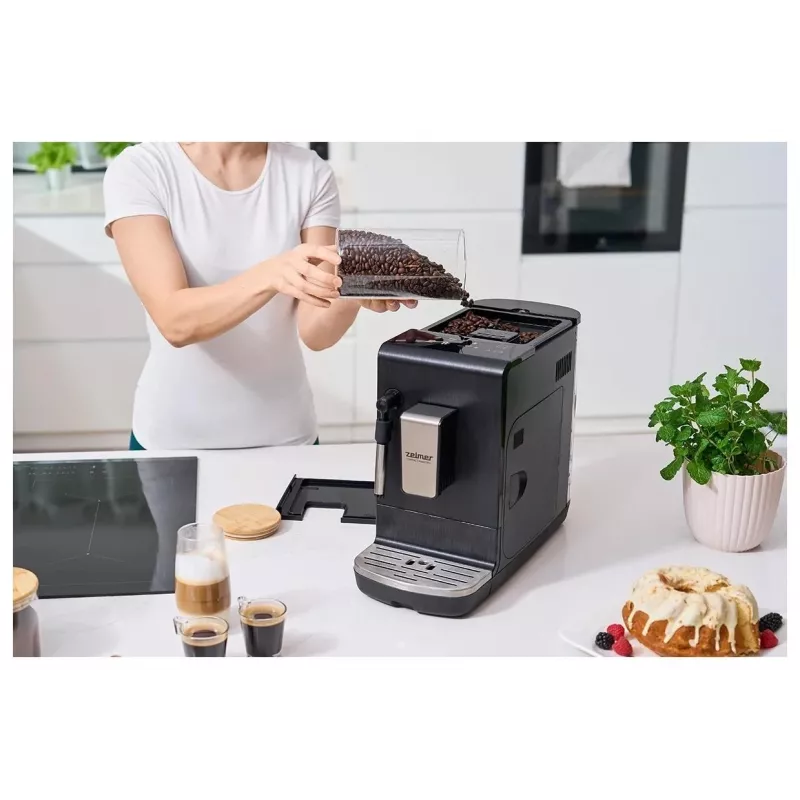 Zelmer Compact Maestro ZCM8110 cafetera espresso, negra, 1050 W, 15 bar