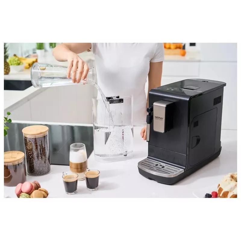 Zelmer Compact Maestro ZCM8110 cafetera espresso, negra, 1050 W, 15 bar