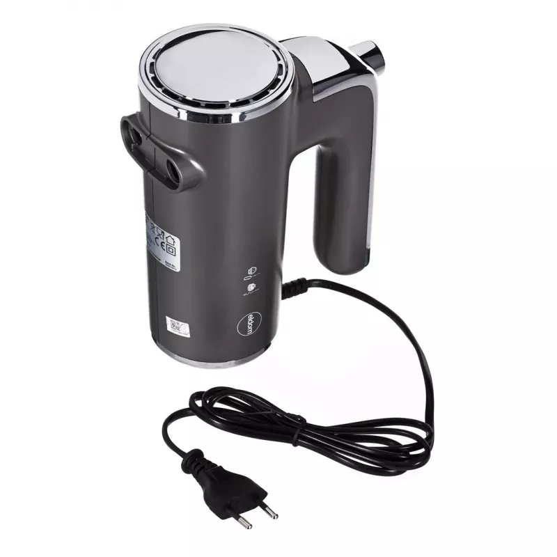 Eldom R110 Robo Batidora de mano, 400 W, 5 velocidades, función turbo, accesorios batidor y mezclador, plata (R110 robo)