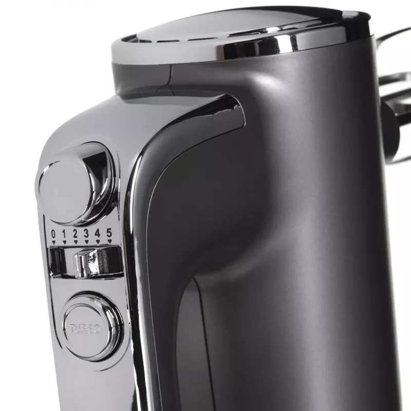 Eldom R110 Robo Batidora de mano, 400 W, 5 velocidades, función turbo, accesorios batidor y mezclador, plata (R110 robo)