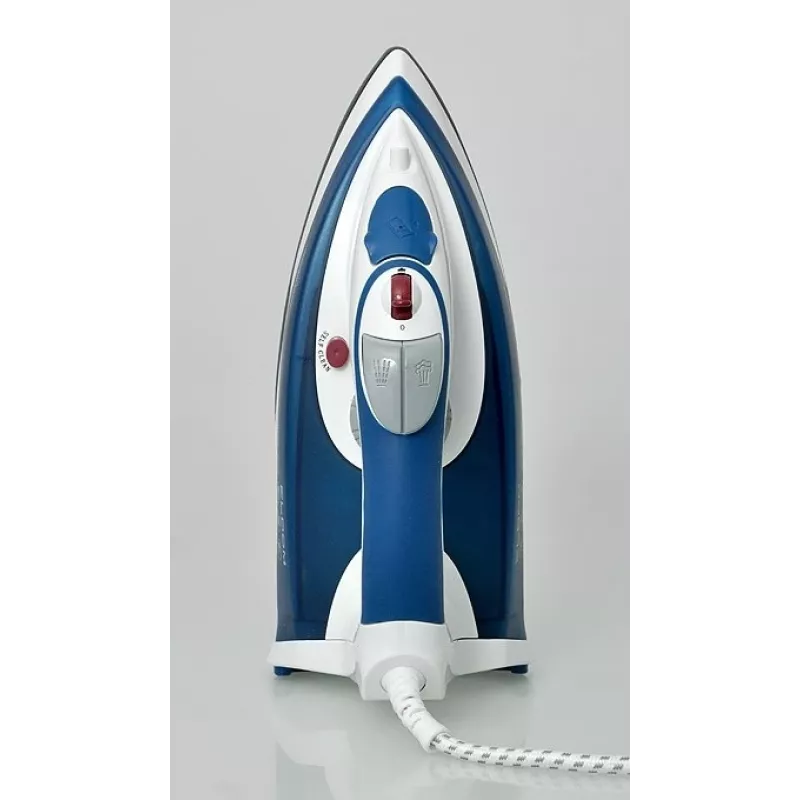 Eldom DA36 Plancha de vapor con golpe de vapor - Azul, 2200W, suela cerámica