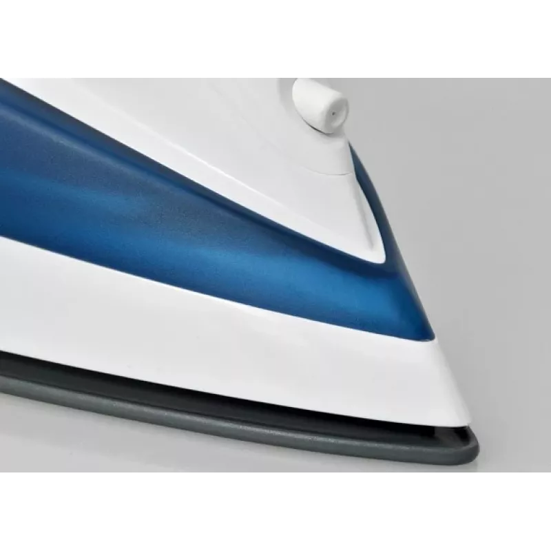 Eldom DA36 Plancha de vapor con golpe de vapor - Azul, 2200W, suela cerámica