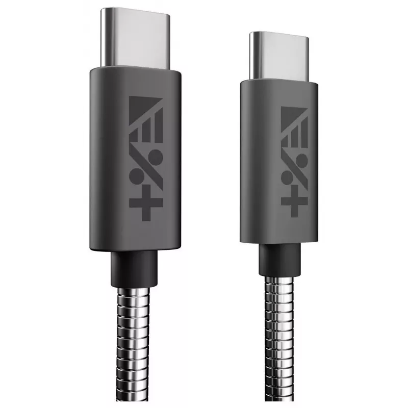 NEXT ONE Cable USB-C a USB-C 1,2 m Gris espacial