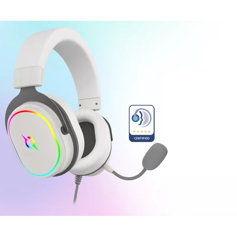 AQIRYS ALTAIR 7.1 RGB Auriculares gaming blancos
