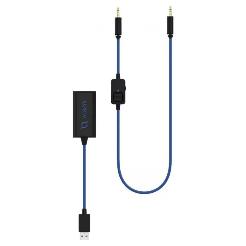 AQIRYS Sirius Pro 7.1 Auriculares gaming negros