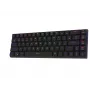 AQIRYS Agena Teclado mecánico inalámbrico 65% Low-Profile, interruptores Gateron Red, negro