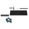 AQIRYS Agena Teclado mecánico inalámbrico 65% Low-Profile, interruptores Gateron Red, negro