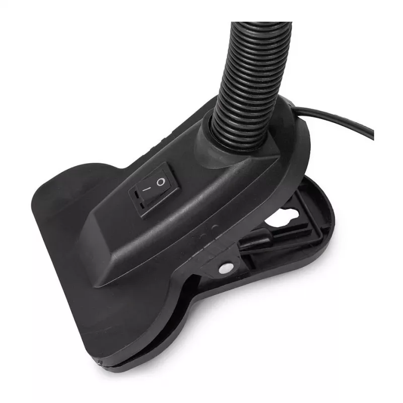 Avide Basic Clipbar Max 60W Lámpara de Mesa con Pinza Negra