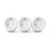 ENTAC Set de Enchufes Inalámbricos Pack de 3 Blanco