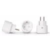 ENTAC Set de Enchufes Inalámbricos Pack de 3 Blanco