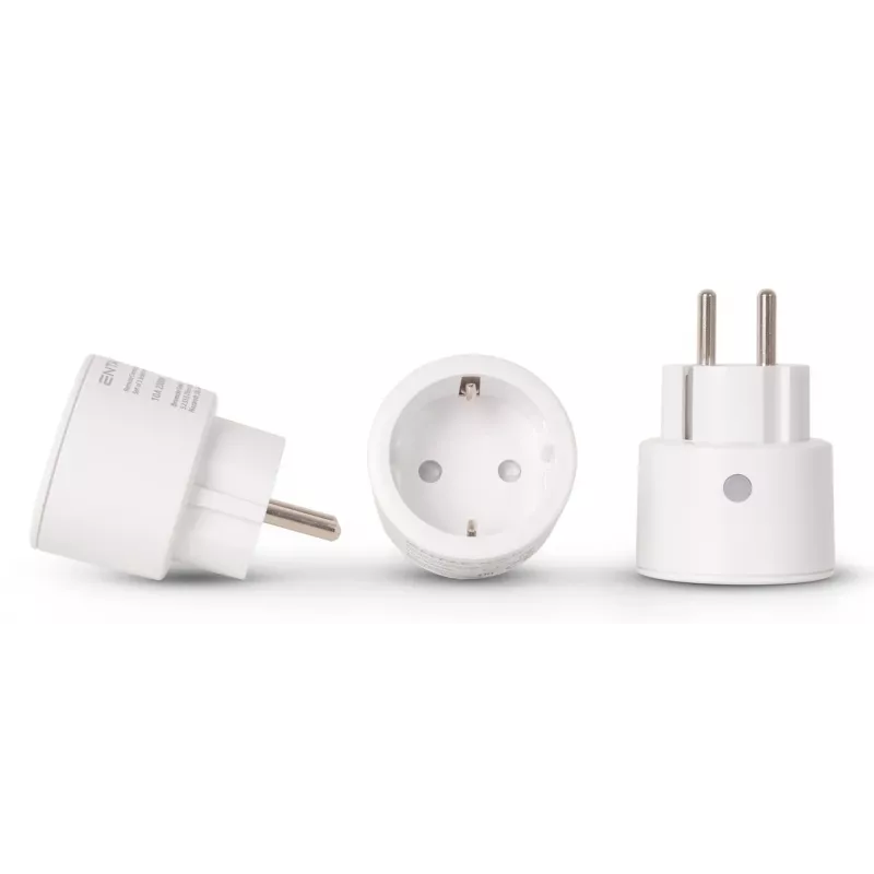 ENTAC Set de Enchufes Inalámbricos Pack de 3 Blanco