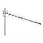 Poynting A-LPDA-0092-04 Antena direccional array dipolo log-periódico, 698-960/1710-2700 MHz, 11 dBi, conector SMA, plata