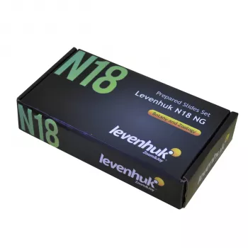 Levenhuk N18 NG Set de portaobjetos preparados