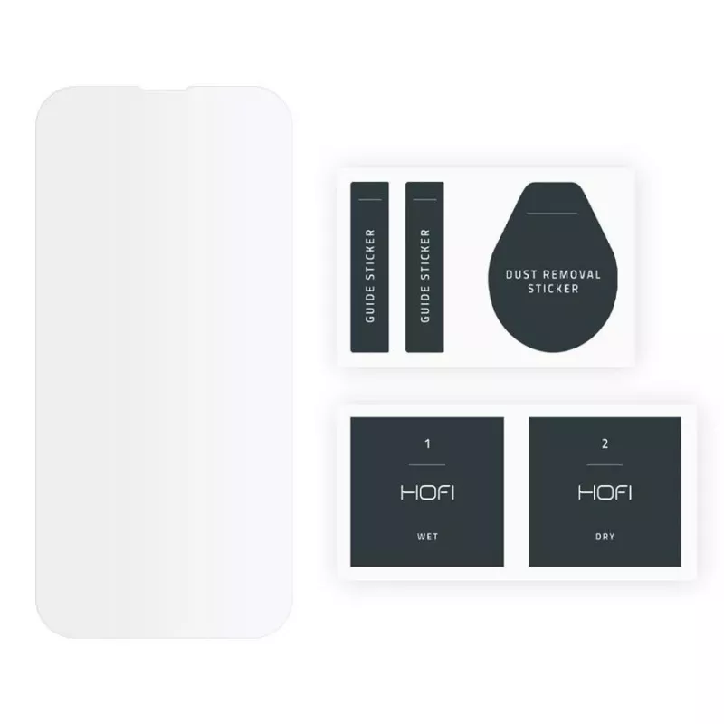 HOFI Hybrid Pro+ Protector de Pantalla para Apple iPhone 13 / 13 Pro / 14