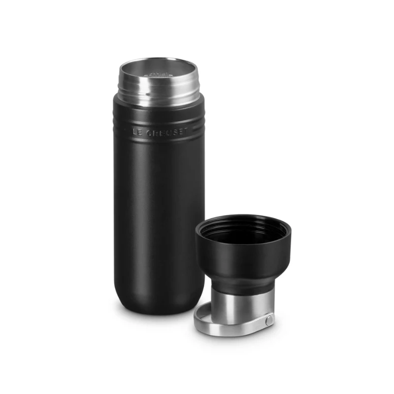 Le Creuset On The Go Botella de agua Negro Mate 500 ml