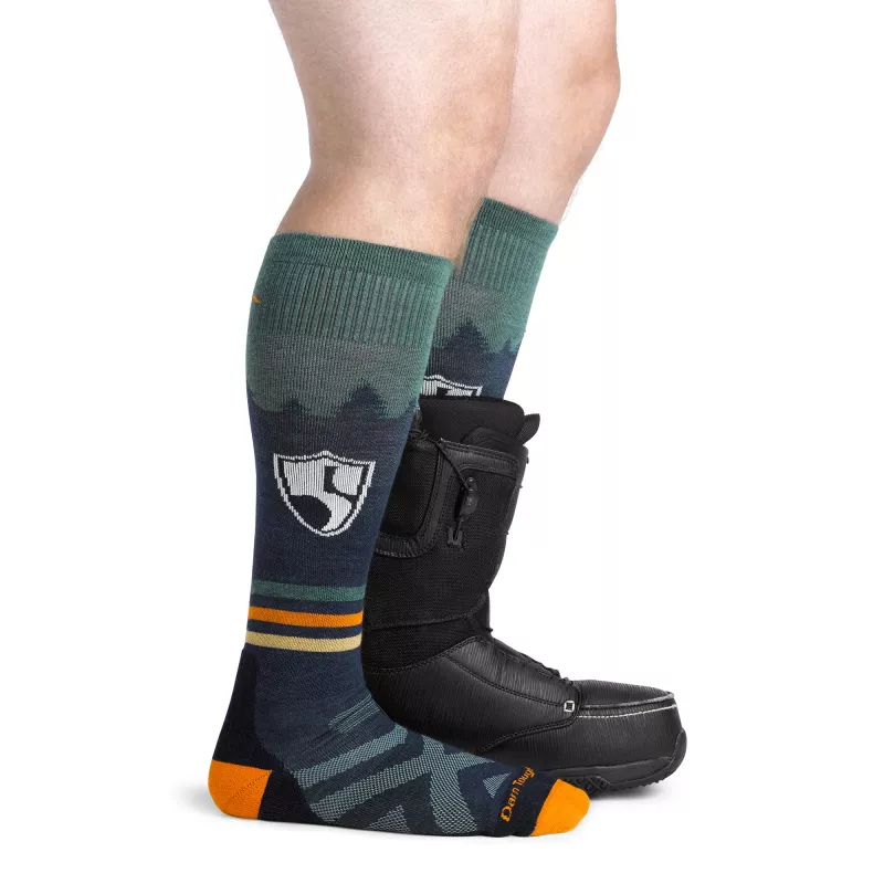 Darn Tough High Fives OTC Midweight with Cushion Calcetines de Esquí - Eclipse, Talla M
