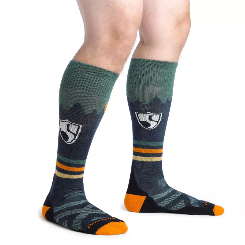 Darn Tough High Fives OTC Midweight with Cushion Calcetines de Esquí - Eclipse, Talla M