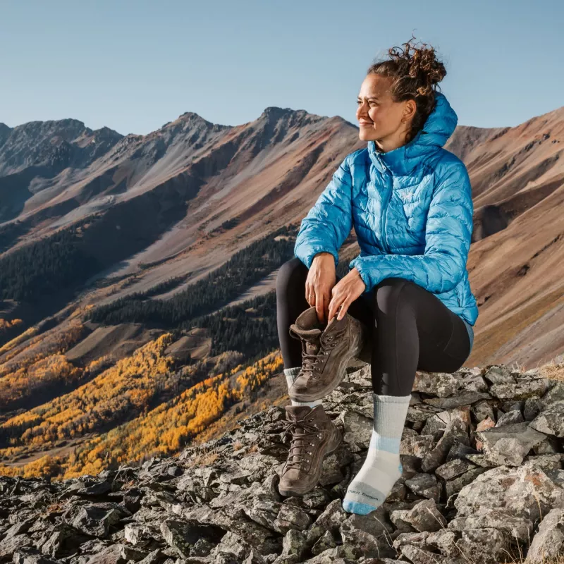 Darn Tough Mountaineering Micro Crew Heavyweight Full Cushion calcetines para mujer - Reed, talla L