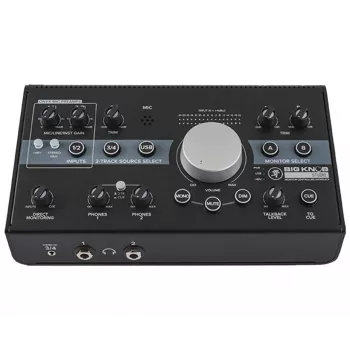 Mackie Big Knob Controlador de monitores de estudio e interfaz de audio USB