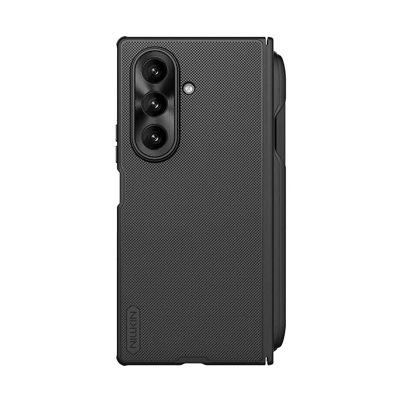 Nillkin funda Super Frosted Shield Fold para Samsung Galaxy Z Fold 7 con soporte para S Pen - negra