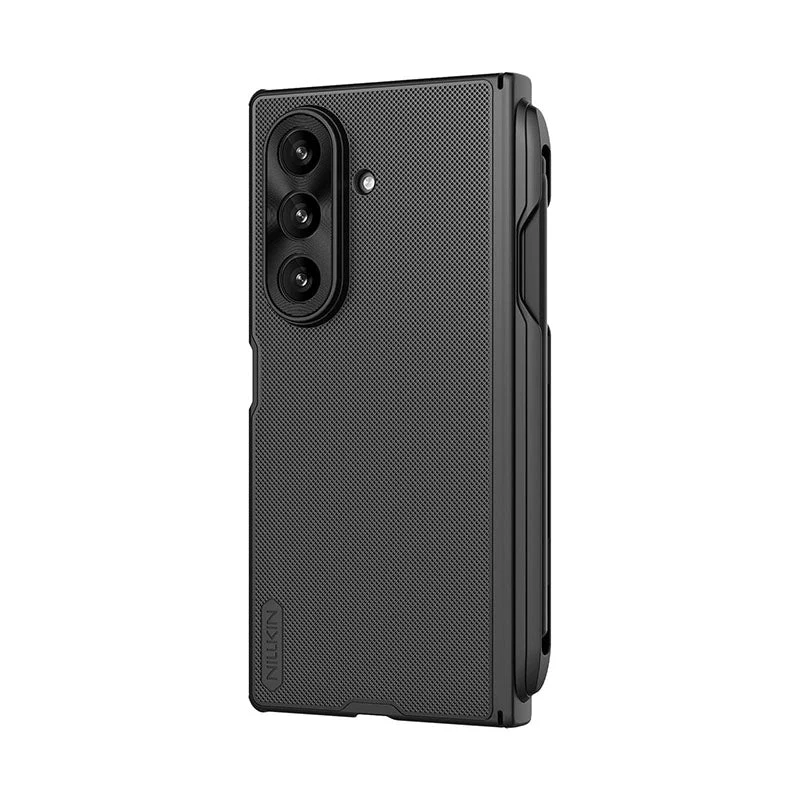Nillkin funda Super Frosted Shield Fold para Samsung Galaxy Z Fold 7 con soporte para S Pen - negra