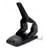 Deli EXEED perforadora negra - capacidad 20 hojas, 2 agujeros, 6 mm, carcasa de metal