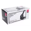 Deli EXEED perforadora negra - capacidad 20 hojas, 2 agujeros, 6 mm, carcasa de metal