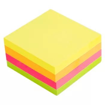 Deli notas adhesivas Stick Up EA03003 400 hojas colores surtidos 76x76 mm