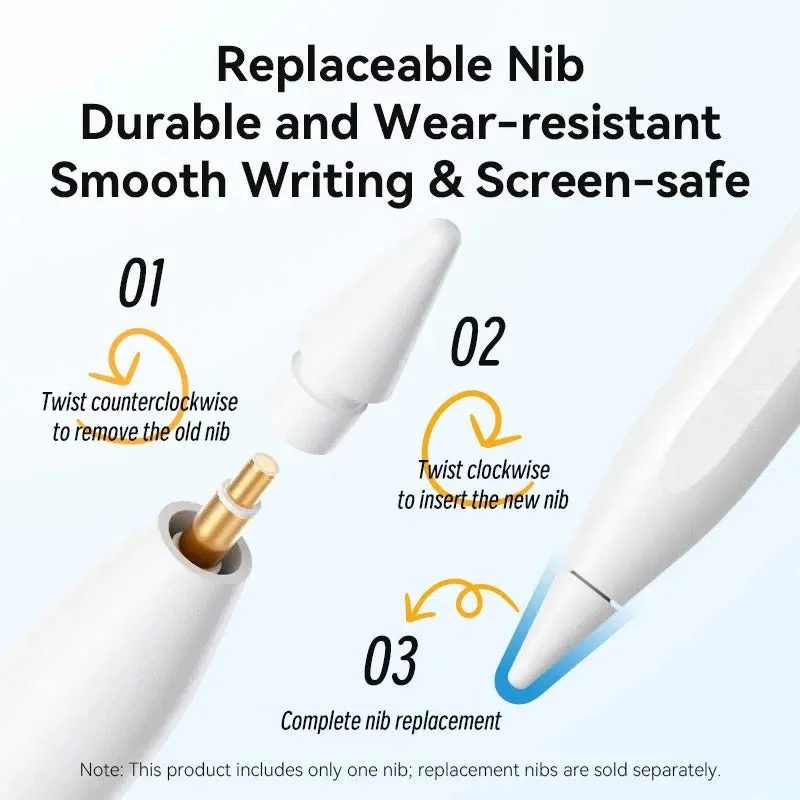 VENTION lápiz stylus activo para iPad con detección de palma y sensibilidad a la inclinación - blanco