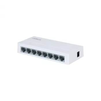DAHUA PFS3008-8ET-L-V2 switch de escritorio no gestionado, 8x RJ45 10/100Mbps (sin PoE)