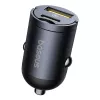 Baseus Tiny Star 30W Cargador de Pared USB-A USB-C Negro