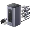 Baseus Air Spacemate Hub USB-C 12 en 1, 2x HDMI 4K@60Hz, 2x USB-C 10Gbps, 2x USB-A 5Gbps, 2x USB-A 480Mbps, RJ45, SD/microSD, USB-C PD, Gris