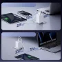 Baseus EnerFill FE11 2 x USB-C / USB-A 100W - Blanco