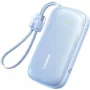 Baseus EnerFill FC21 Qpow 3 Ultra 10000 mAh 45W batería externa con cable USB-C/Lightning extraíble - azul