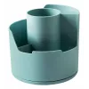 Deli LonGreen Portalápices 12x12x11 cm azul claro