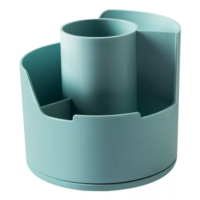 Deli LonGreen Portalápices 12x12x11 cm azul claro
