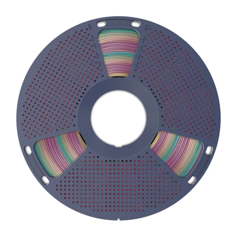 SUNLU PLA Transparent Rainbow Filament 1,75 mm 1 kg para impresora 3D