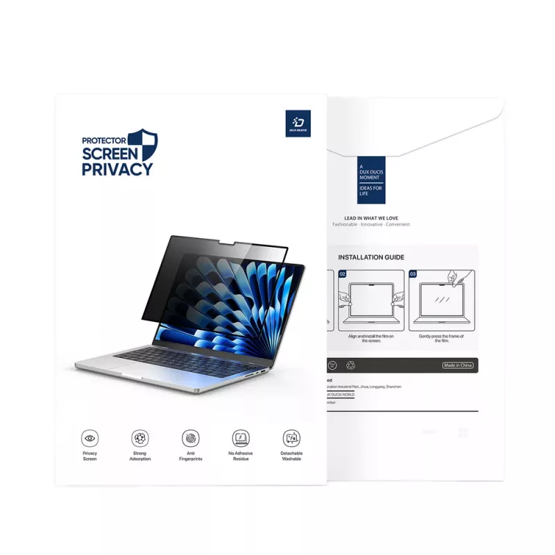 DUX DUCIS Privacy Film para MacBook Pro 15'' (2017/2018) - filtro de privacidad magnético
