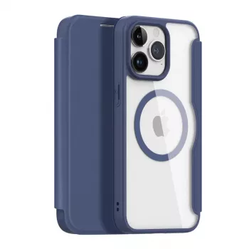 Dux Ducis Funda tipo cartera Skin X Pro con MagSafe para Apple iPhone 15 Pro Max, Negro