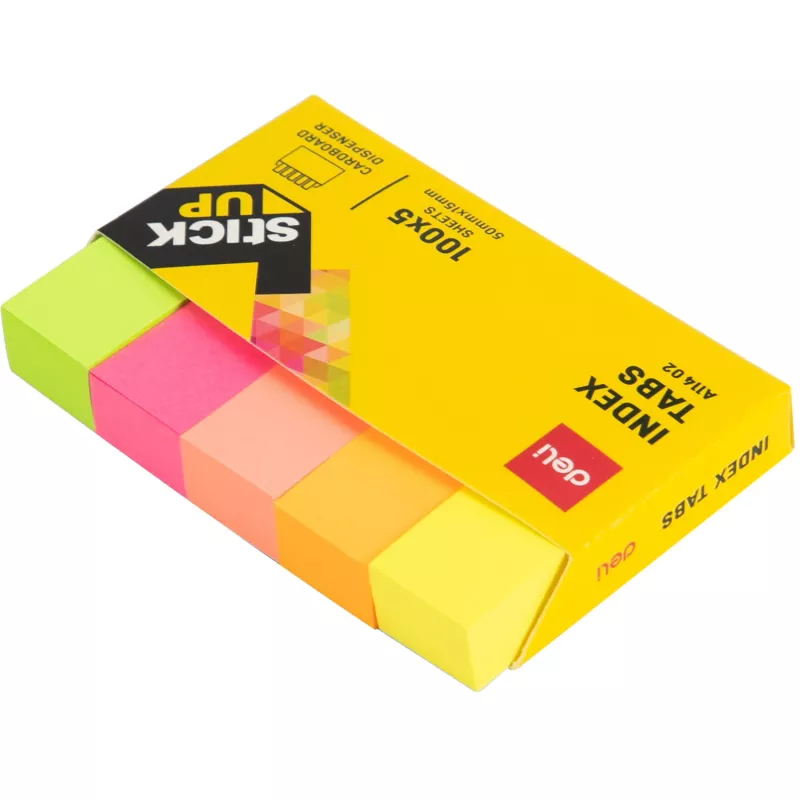 Deli Notas adhesivas índice PP Stick Up 100 uds. de colores