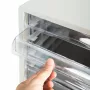 Deli Unidad de cajones de escritorio 5 cajones 27,5x34x26 cm Gris claro