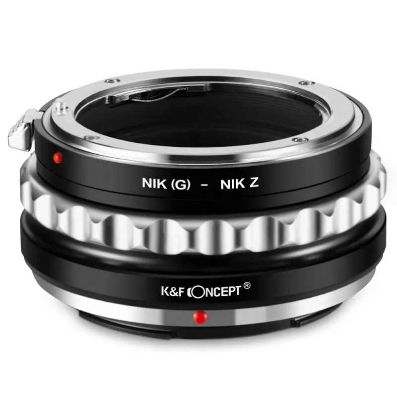 K&F Concept Adaptador de Objetivo Nikon F (G/AF-S) a Nikon Z, Negro, Modelo KF06.369